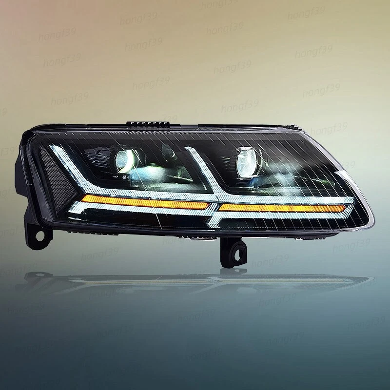 For 2004-2011 Audi A6 A6L C6 S6 LED DRL Headlights With Sequential Turn Signal - Imagem 4 de 4
