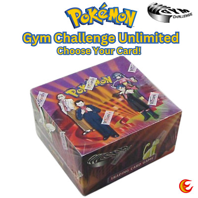 Pokémon Gym Challenge Unlimited - Choose Your Card - LP/NM 2000 WoTC