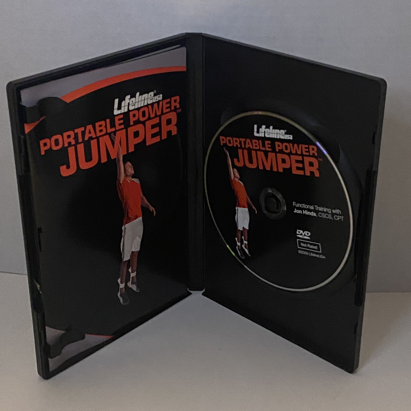 Lifeline USA Jungle Gym XT & Portable Power Jumper Dvd Lot Of 2 Fitness Workout