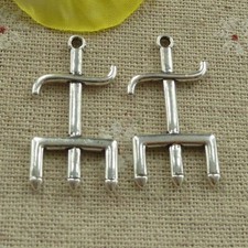 Free Ship 90 pcs tibetan silver nice charms pendant 32x17mm L-4030