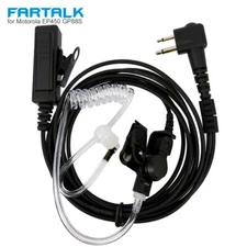 Acoustic Tube Earpiece Headset Mic for MOTOROLA DP1400 EP450 GP88S CP88 CP040 