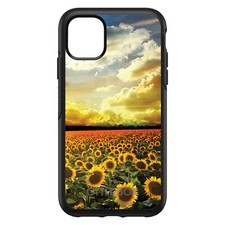 OtterBox Symmetry for Apple iPhone Pick Model - Green Blue Yellow Sunflowers