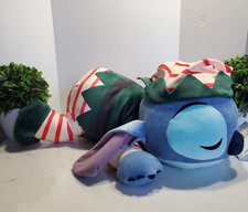 Disney Stitch Holiday Elf Cuddleez 25" Large Plush Stuffed Animal NEW