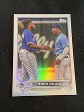 2022 Topps Series 1 Rainbow Foil Slugger Reunion 329 Wander Franco / Guerrero Jr