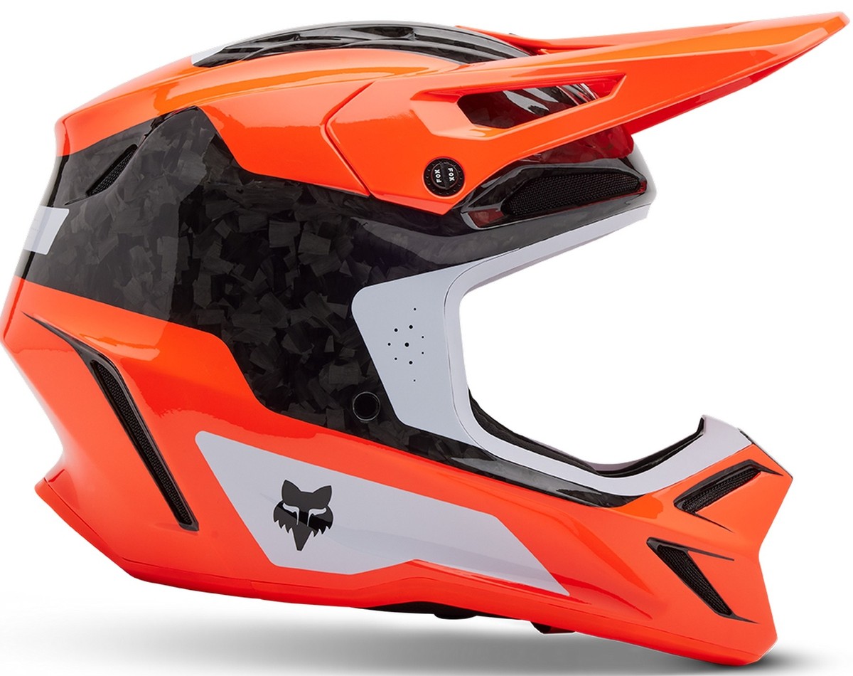 Fox Racing V3 RS Infinite MX Offroad Helmet Fluo Orange | eBay