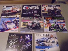 LOT OF 8 NHRA RACING HERO CARDS ALL SIGNED,2019?,FORCE,BROWN,FAST JACK,HEIGHT,KA