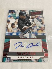 2019 Panini Chronicles Baseball Tim Anderson Prestige Auto 16/50 Red SSP Chicago