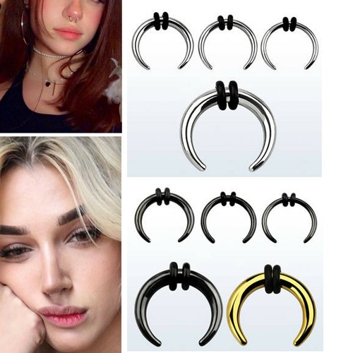 1P Claw Pincher Retainer Surgical Steel Nose ORing Septum Ring