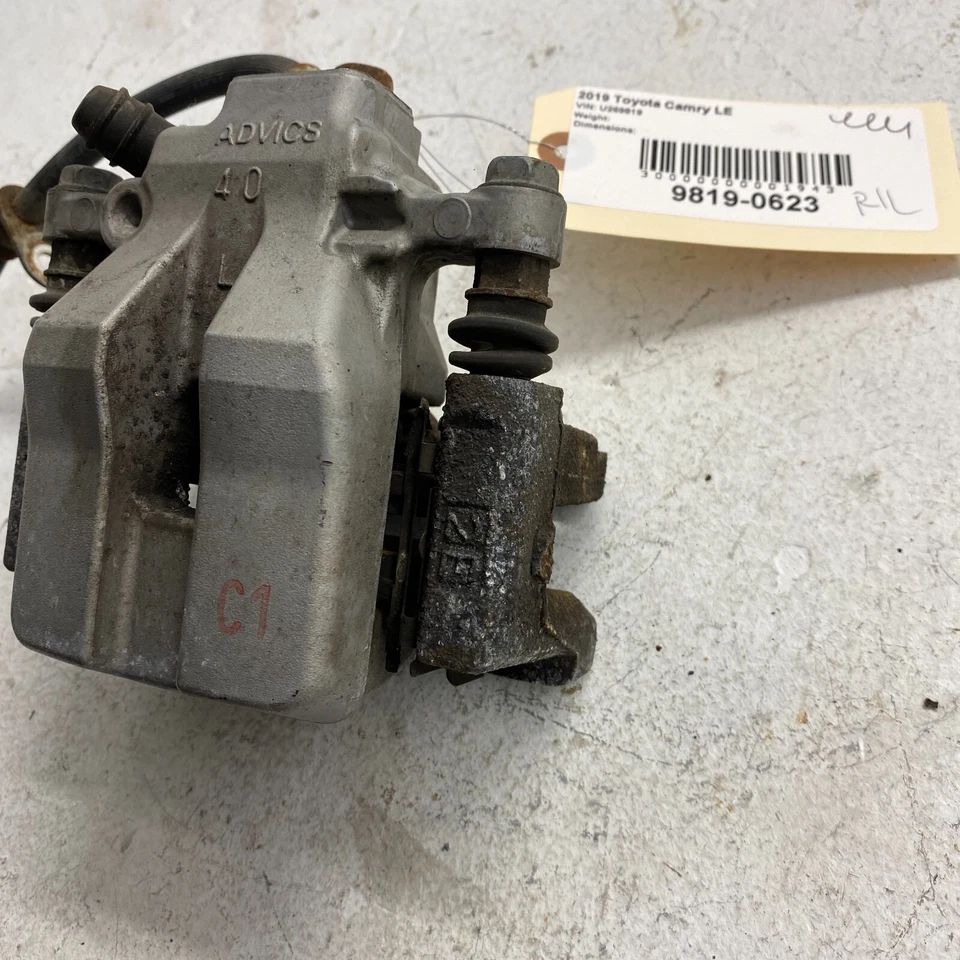 2018-2021 Toyota Camry Rear Left Driver Side Disc Brake Caliper Assembly OEM - Image 4 of 4
