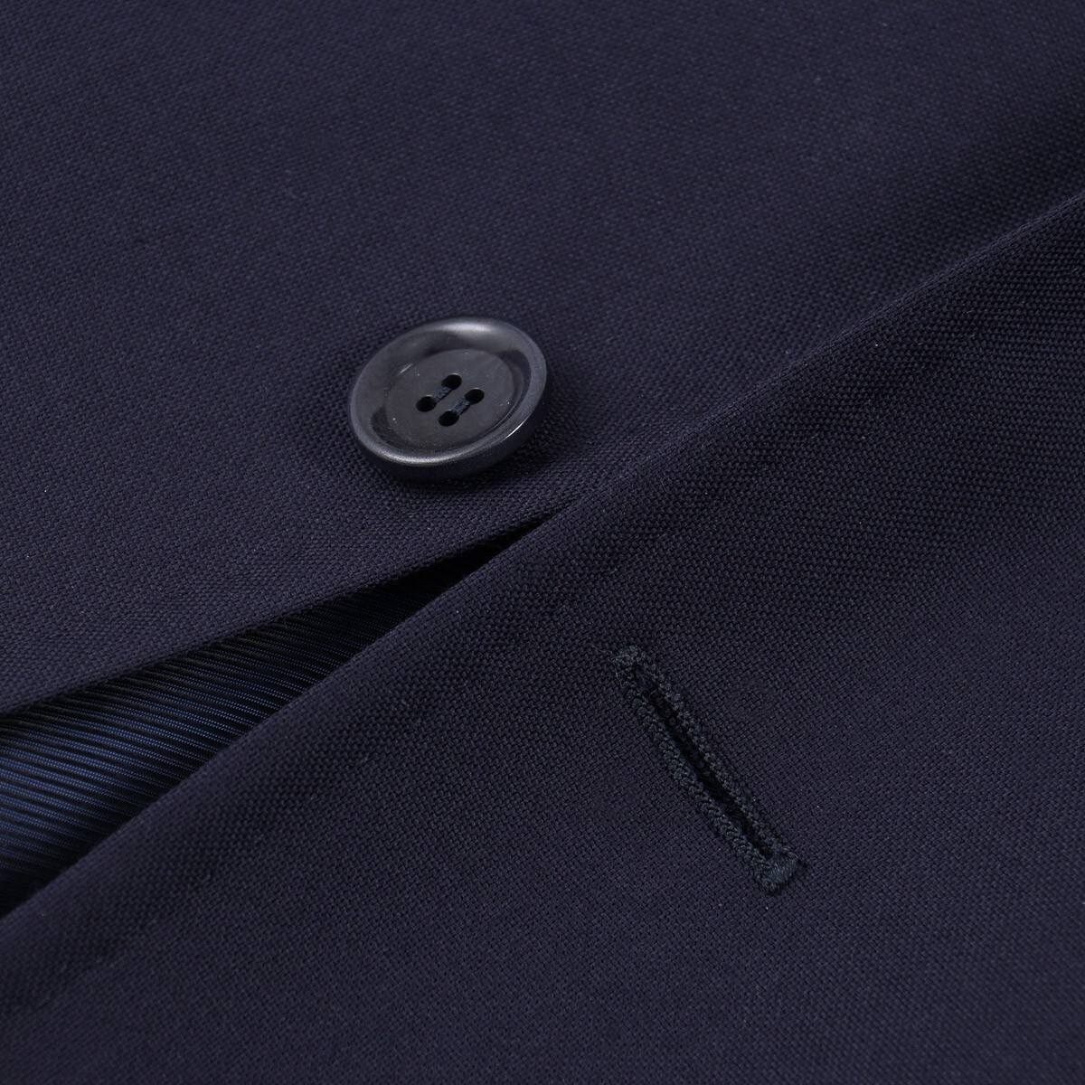 Stile Latino Napoli Tailored-Fit Navy Blue Micro Woven Wool Suit 38R (Eu 48) NWT