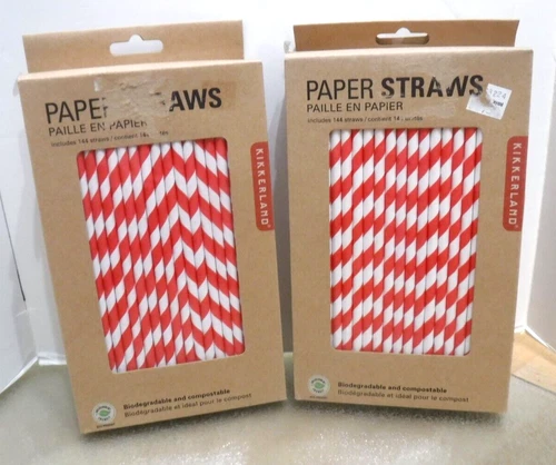 Kirkland Biodegradable Paper Straws 288 Count