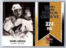 2008-09 Fleer Ultra Seasons Crowns #SC9 Daniel Carcillo Phoenix Coyotes