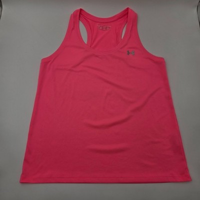 Under Armour, Tank Top, Tech Tank, HeatGear, Pink, Women's, Size XL