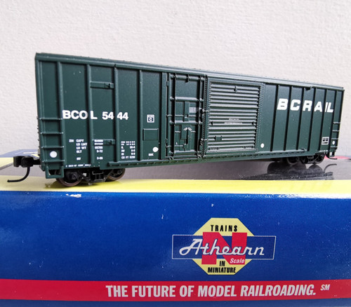 Athearn Trains BCRAIL USA Wagen Nr. 5444  Waggon Güterwagen grün N 1:160 | Zustand: Gebraucht