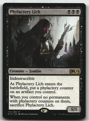 Phylactery Lich  R Magic 2013 (M13) 104 LP