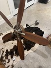 52 in 5-Blade Ceiling Fan Brushed Nickel, Brown/Silver, Wall Switch — photo 3