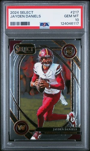 2024 PANINI SELECT #217 JAYDEN DANIELS PSA 10
