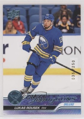 2023 Upper Deck Series 1 Young Guns Deluxe /250 Lukas Rousek #233 Rookie RC 0f5t