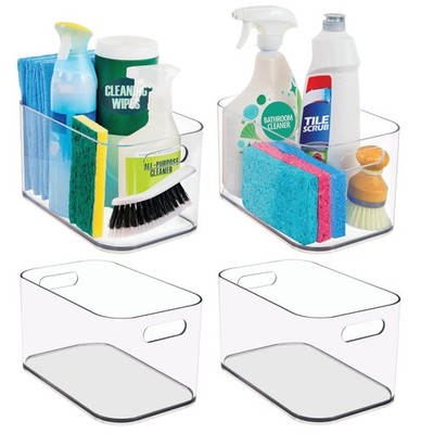 STORi Bliss 10'' x 6'' Open Clear Pantry Organizer Bin, Set of 4, Plastic