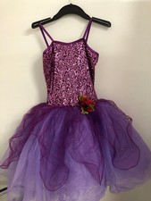 Dance Pre-Owned Costume Small Adult Purple Curtain Call E1198 Ballet Pointe YAGP