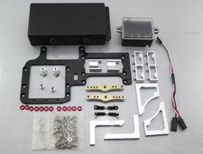 Conversione Servomotori Doppio Sterzo Carbonio con Scatola Batteria Grande per Losi 5ive T