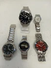 Vintage Watch Bundle - Citizen, Seiko Quartz, Roros, Park Lane 5x Spares Repair
