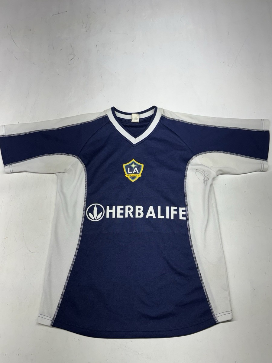 Vintage Los Angeles Galaxy David Beckham #23 Soccer Kit Jersey