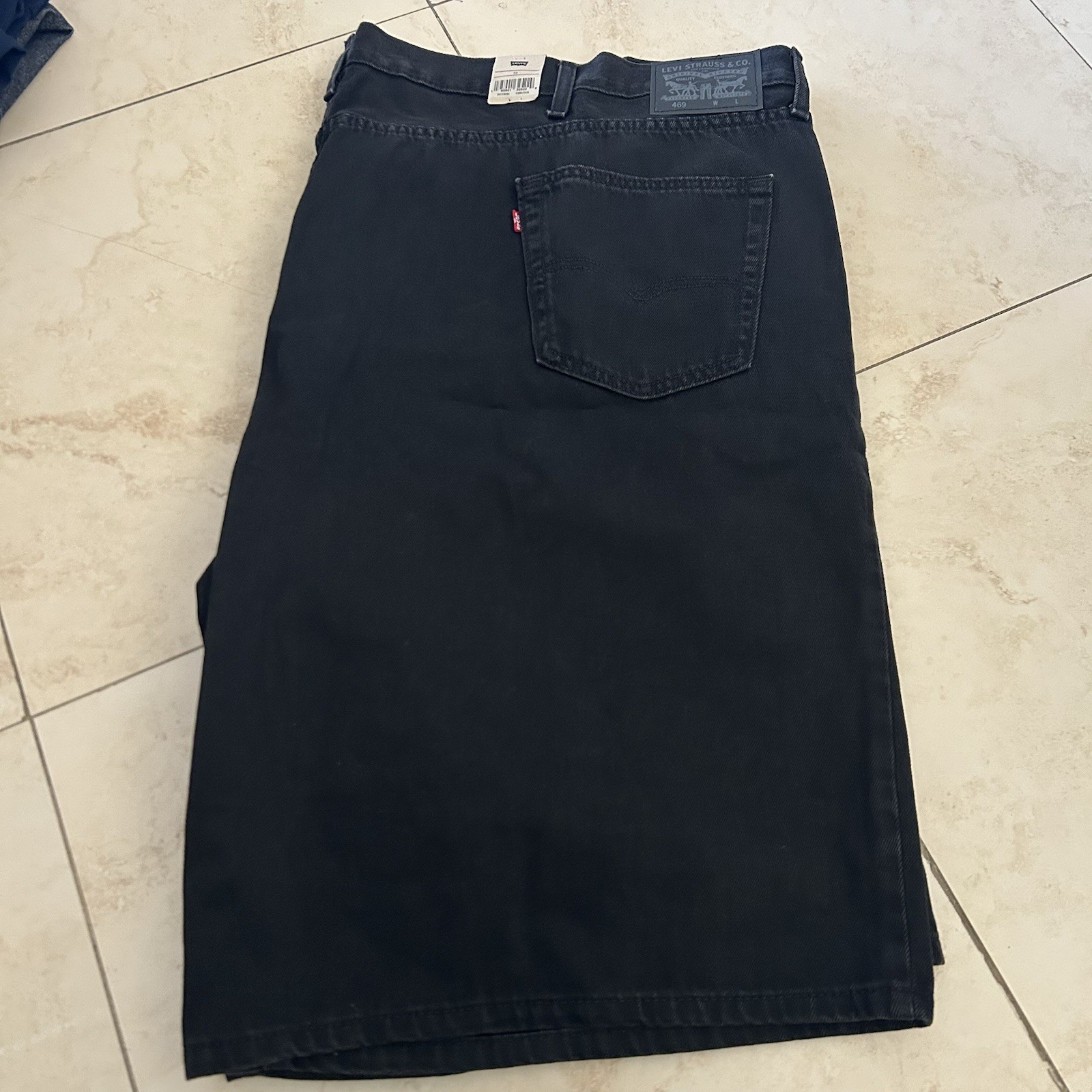 Men’s Levi’s 469 Loose Shorts Big & Tall Size 58 Black