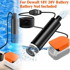 120W 12V Cordless Oil/Water Pump Water Transfer Pump For Dewalt 18V 20V Battery