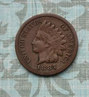 1887 IH penny w/ "Very Fine" details, visible LIBERTY,  1 diam.! in dark caramel