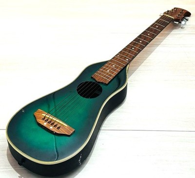 Ovation Applause AA-10 Voyager Mini Acoustic Travel Guitar Roundback Japan Rare