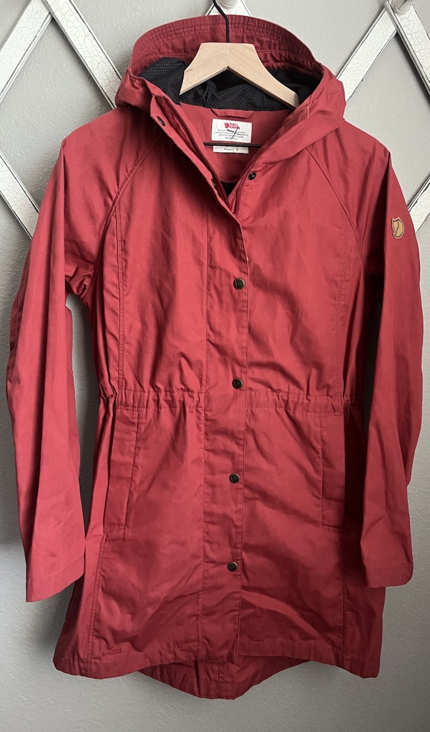 Fjallraven G-1000 Women's S Canvas Hooded Parka Jacket NOT Insulated *READ*