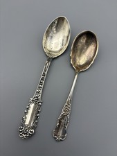 Lot Of 2 Sterling Silver Souvenir Spoons incl. Watson -Use or Scrap 30 gr