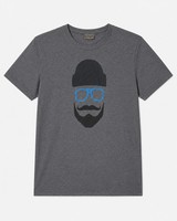Icepeak EP Aledo Herren T-Shirt Dunkelgrau Print Baumwollmix Gr. S