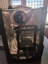 Creality Ender-3 V2 3D Printer w/ Enclosure and Single Filament Spool
