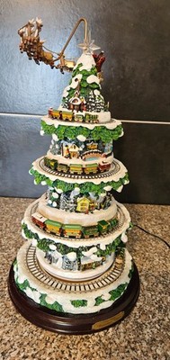 Bradford Handmade Weihnachtsbaum mit Zügen & Schlitten