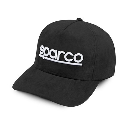 Sparco Motorsport Wildleder Baseball 3D Logo Kappe Mütze - Einheitsgröße