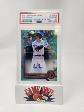 2022 Bowman Draft Joe Lampe #CDA-JL 1st Aqua Lava Refractor Auto /199 PSA 10 BUF