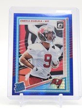 EMEKA EGBUKA 2025 DONRUSS OPTIC RATED ROOKIE BLUE HYPER PRIZM #265 Q1702