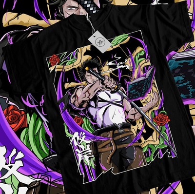Anime Yami Sukehiro Black Clover Asta Cartoon T Shirt V4