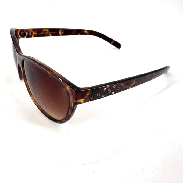 Gafas de sol Steve Madden para mujer de gran tamaño tortuga lentes redondas Foto 2 de 4