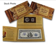 2001 American Buffalo Coin & Currency Set - "UNOPENED" - Some Photos are Stock