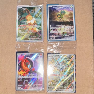 Pokémon TCG Paldea Evolved Holo Full Art 4 Card Lot Eevee/Ogerpon/Charcadet