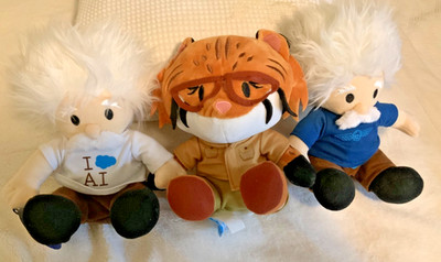 Lot of 3 SalesForce plushies Appy Bobcat, 2 Einstein