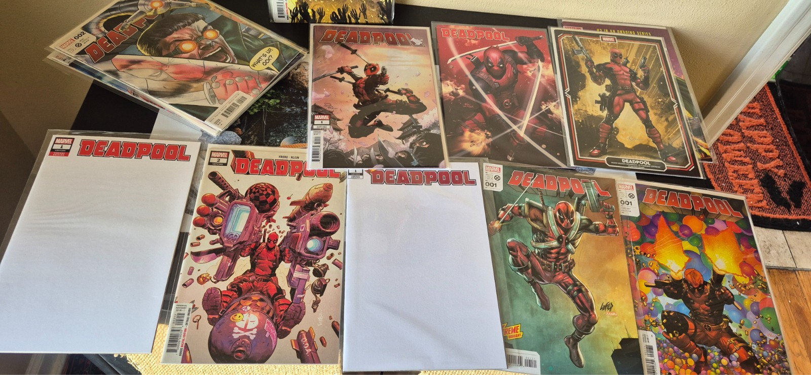 Deadpool comic lot, 23 issues, foil, #1 stegman variant,#1 Wade Wilson #1