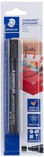 STAEDTLER Marker Lumo Perm Black BK Organisation Pack of 10