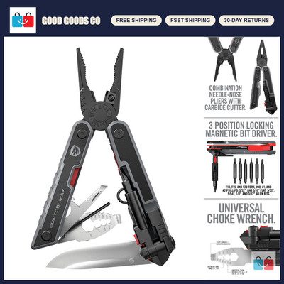 37-in-1 Gunsmithing Multitool - Pliers, Knife, Wrenches, Choke Wrench & Sheath -