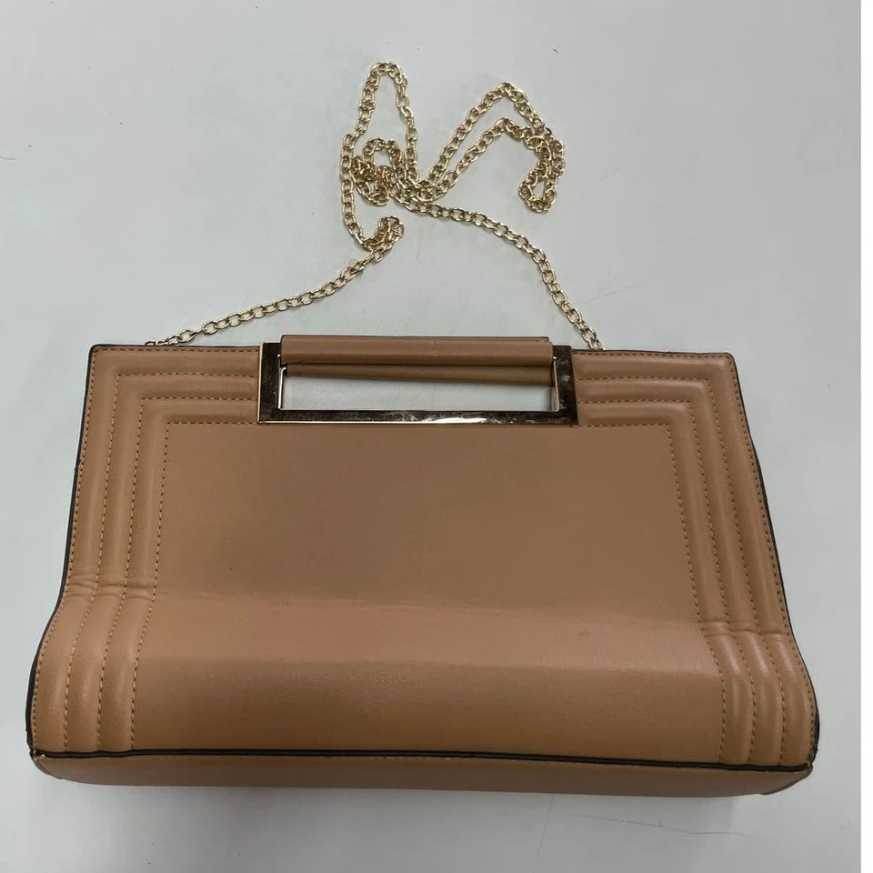 Bolsa Melie Bianco Feminina Bronzeada Celie Clutch Bolsa Corrente Dourada Vegana Anthropologie - Imagem 3 de 4