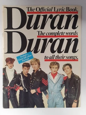 Duran Duran Official Lyric Book Complete Words to All Their Songs - Photo 1/4