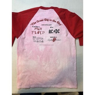 The great Gig in the sky concert T-shirt 2005 Size L Rock Fest 77 AC/DC Vintage